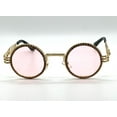 thumbnail image 6 of Sunglasses Men Hip Hop Shades Round Gold Metal Diamond Bling Pink, 6 of 6