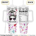 thumbnail image 6 of Nurse Gift Tumbler, Nurse Week Gift for Nurse, Nurse Nutrition Fact 40 Oz Tumbler with Handle, 6 of 6