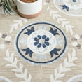 thumbnail image 5 of SAFAVIEH Jardin Willoughby Floral Area Rug, Beige/Ivory, 4' x 6', 5 of 7