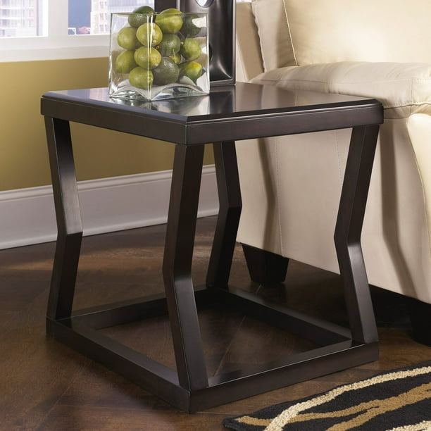 Signature Design By Ashley Kelton Espresso Rectangular End Table