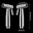 thumbnail image 2 of 2 Pack Stainless Steel Handheld Bidet Spray Head for Bathroom Kitchen Toilet, 2 of 5