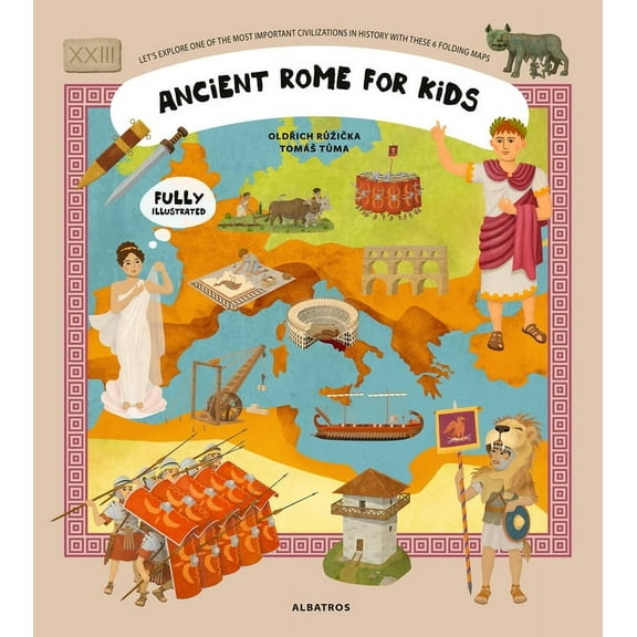 Unfolding the Past Ancient Rome for Kids, Book 3, (Hardcover)