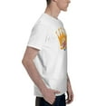 thumbnail image 3 of Burger King Logo Men'S Basic Short Sleeve T-Shirt Vogue White Large, 3 of 8