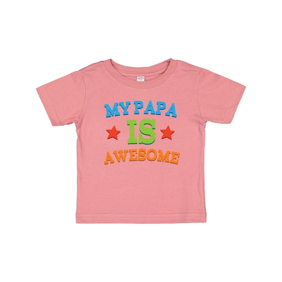 Inktastic My Papa is Awesome Boys or Girls Baby T-Shirt
