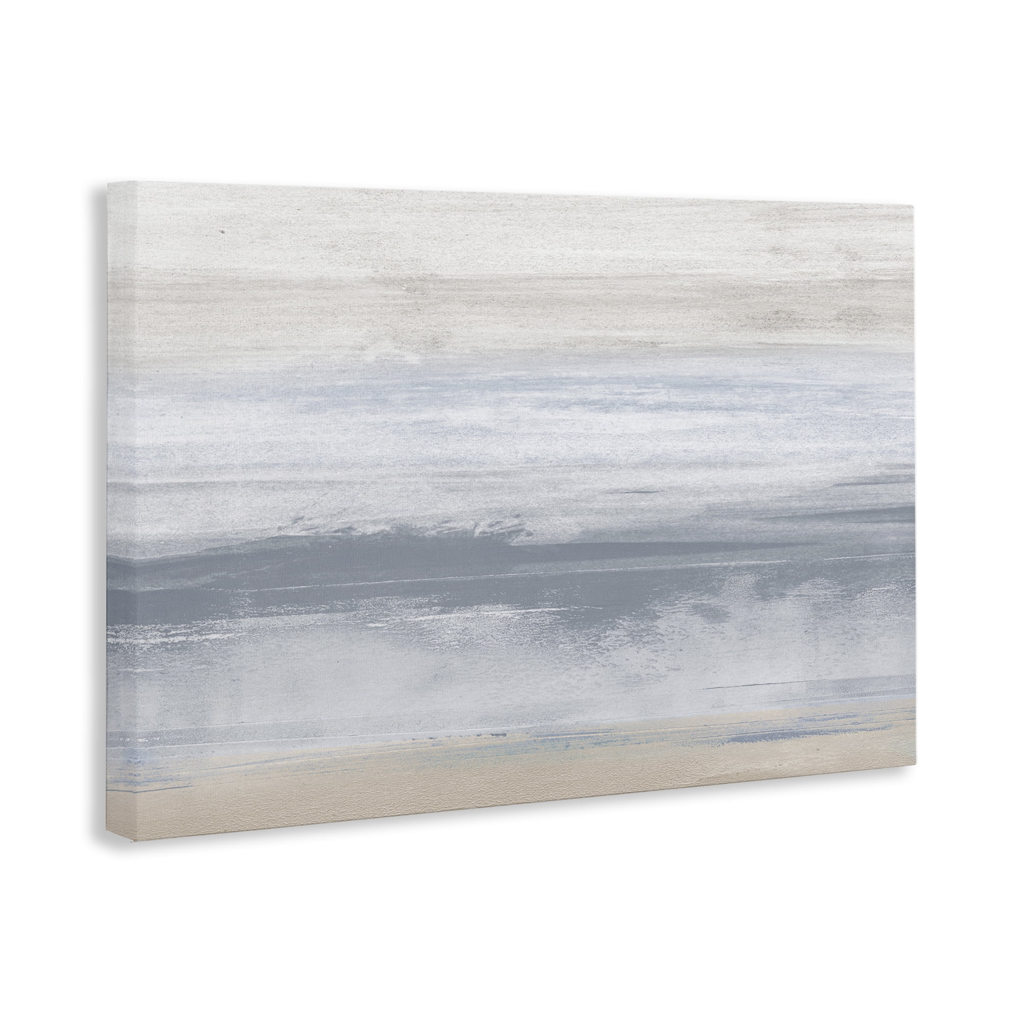 Stupell Industries Serene Blue Feeling Landscape Painting Gallery Wrapped Canvas Art Print Wall Art, 36 x 24