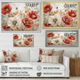 thumbnail image 4 of Designart "Winter Delight In Poppies' Charm II" Poppies Floater Framed Canvas Art Print, 4 of 5