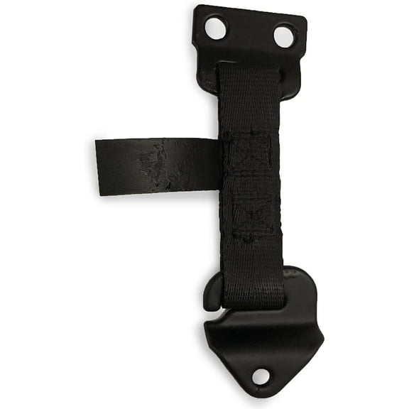 Military OEM X-door Limiter Strap - (1) Black, Passenger's Side (Right), fits Humvee