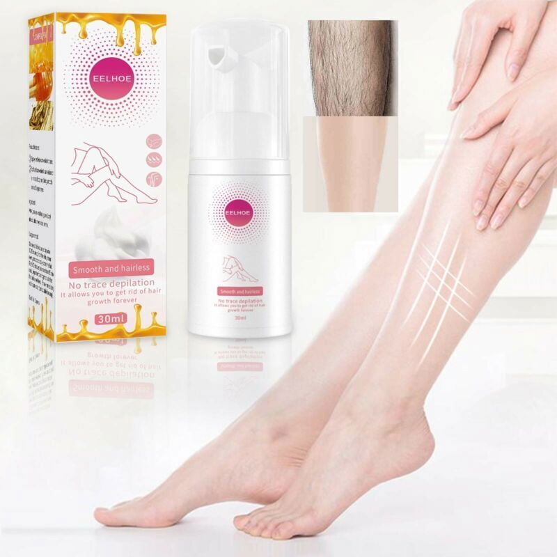 30ml 100ml Gentle Beeswax Hair Removal Mousse Plant Extract Non