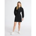 thumbnail image 3 of Scoop Women's and Women's Plus New Scubaknit Zip Front Mini Dress, Sizes XS-4X, 3 of 5
