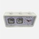 thumbnail image 2 of Mechanical Alarm Clock Novelty Flip Clock Desktop Digital Clock with Calendar Clock Home Decor Retro, 2 of 5