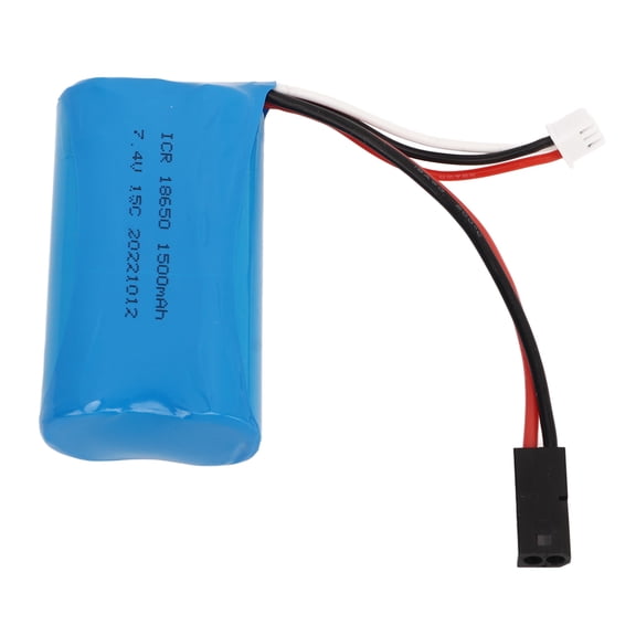 7.4V 1500mAh Lithium Battery For RC Aircraft, High Discharge Rate  Long Runtime, 5500 Plug