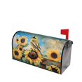 thumbnail image 3 of PHELIKA Goldfinch And Sunflowers Summer 04 Magnetic Mailbox Covers Standard Size 21"H x 18"W, 3 of 8
