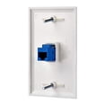 thumbnail image 2 of Sancable - Ethernet Wall Plate, 1 Port Cat6 Keystone Female to Female - White, 2 of 2