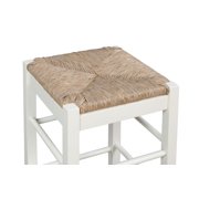 Boraam 24 Square Rush Stool, Multiple Colors