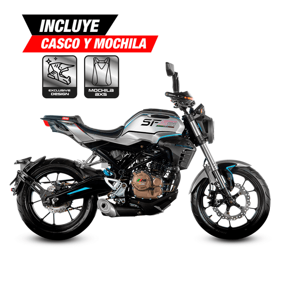 Motocicleta Deportiva MB Motos SF501 300cc Plata 2026