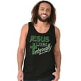 thumbnail image 3 of Jesus Lives Eternally Christian Tank Top T Shirts Men Women Brisco Brands S, 3 of 6