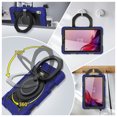 thumbnail image 4 of FJLBDE Case for Lenovo Tab M9 2023 9.0 Inch (TB-310FU/TB-310FX) with 360 Kickstand, Shoulder Strap Carrying Protective Cover, Navy Blue, 4 of 6