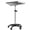 Silver, variant on Salon Tray On Wheels Tattoo Tray Rolling Trolley Adjustable Height Storage Utility Cart for Clinic Spa Rolling Tray (Silver)