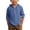 Blue, variant on Boys Shirt Summer Hooded Beach Top Long Sleeve Button Down Breathable Solid Color Casual Wear for Youth Children