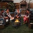 thumbnail image 4 of Gymax 30'' Patio Rond Foyer W / Feu Poker Barbecue de Cuisson pour le Camping Barbecue, 4 of 10