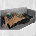 thumbnail image 6 of Geek Soft Flannel Fleece Throw Blanket, Words Dont Forget to Be and Hipster Owl Riding a Bike Pattern, Cozy Plush for Indoor and Outdoor Use, 70" x 90", Multicolor, by Ambesonne, 6 of 6