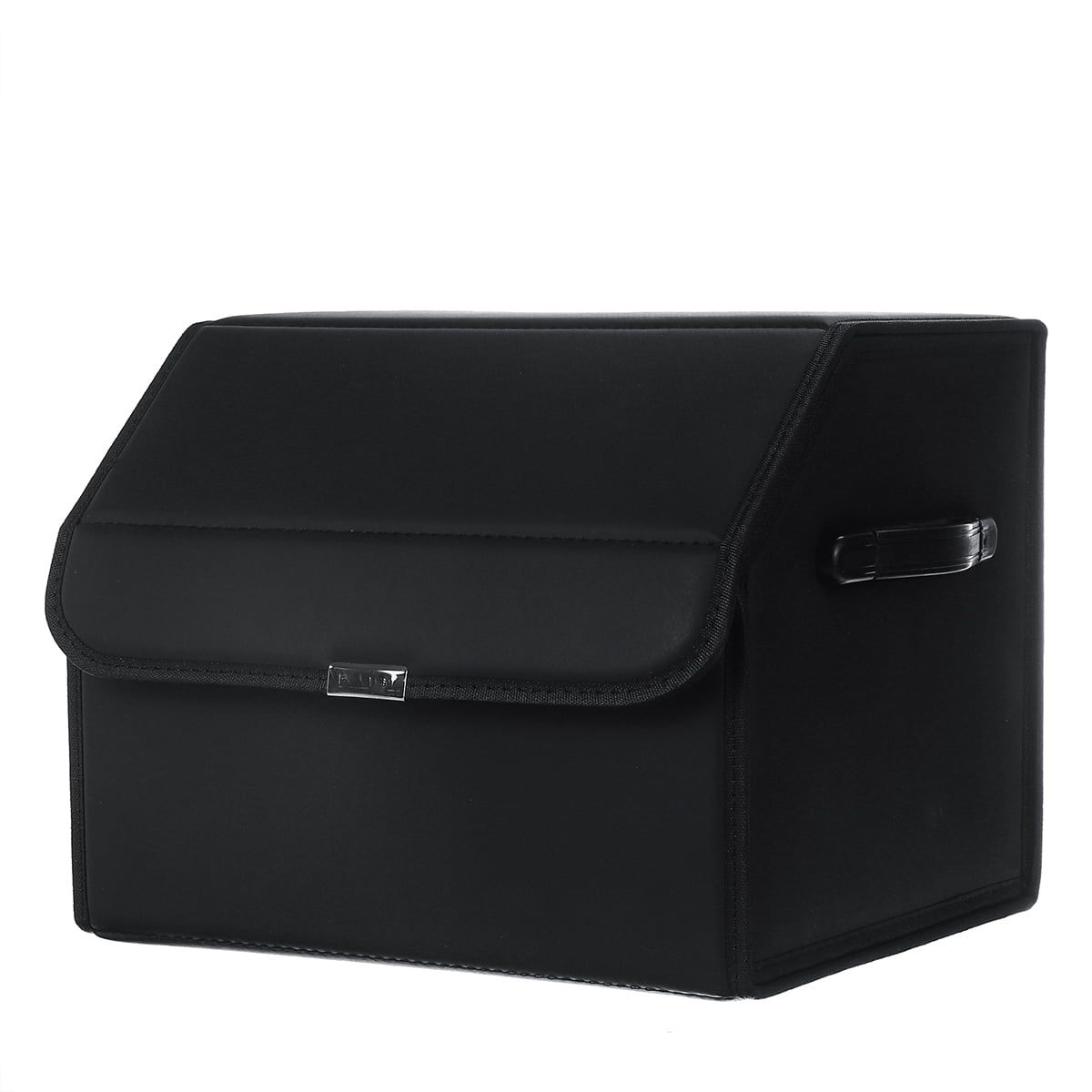 meori Black Foldable Boxes Medium Lava 2-Pack Organize Carry up to 65lbs Storage Basket Car Trunk 6.5 Gallon Shopper