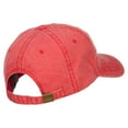 thumbnail image 4 of Thin Grey Line Silver Flag Embroidered Washed Cap - Red OSFM, 4 of 5