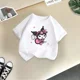 thumbnail image 3 of Camiseta de verano con dibujos animados para niños y niñas, camiseta Kulomi con estampado creativo, informal, estilo urbano, Y2K, transpirable, con cuello redondo para niños y niñas, 3 of 5