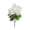 A, variant on Geranium Bush 14 Inch for Grave and Cemetery Vase, UV Protection Artificial Flowers for Outdoor Indoor Patio Garden, Realistic Silk Geraniums Begonia for Table Centerpiece, Decor, White