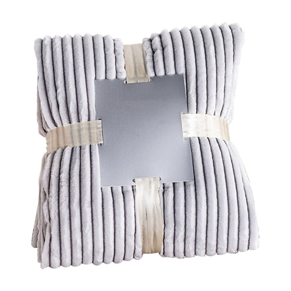 70X100Cm Plush Fleece Blanket - Soft Sofa Throw for Bed/Couch Clearance - Ciozy