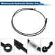 thumbnail image 5 of Manguera de aceite de freno de embrague para motocicleta de 220 cm, trenzado de nylon y alambre de acero inoxidable, línea de freno hidráulico para motocicletas, bicicletas de tierra, ATV, negro, 5 of 6