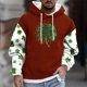 thumbnail image 1 of Sudadera con capucha para hombre, estilo informal, con estampado del Día de San Patricio, con cordón y manga larga, de poliéster., 1 of 5