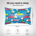 thumbnail image 4 of KLL Color Dachshund Dog Pattern Silk Pillowcase for Hair and Skin Standard Size 20"X 30" Soft Breathable Pillow Covers for Sleeping, 4 of 6