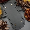 thumbnail image 5 of Leather Hardened DIY Bags Bottom Pad Insert Base Bag Making Accessories 22x10 cm Black, 5 of 5