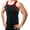 Black W/Red Trim, variant on Different Touch 2 Pack Contrast Color G-Unit Tank Tops Muscle Rib Men Adult