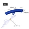 thumbnail image 4 of 2 protectores de llantas para coche y motocicleta, protección de bordes, herramientas de reparación de neumáticos, color azul, 4 of 11