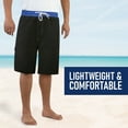 thumbnail image 2 of North 15 Men's Microfiber Swim Trunks with Cargo Pocket-6110-Blk-Ryl-Lg, 2 of 6