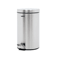 thumbnail image 1 of Bote De Basura Metálico Acero Inoxidable Con Pedal Cocina 12l Lab.G Gris, 1 of 5