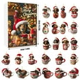 thumbnail image 3 of Seyotauo Dachshund Advent Calendar 2025, 2025 Christmas Advent Calendar, 24 Days Christmas Countdown Calendar Collectible with Funny Dachshunds Dog Set Pendant for Christmas Tree Decor Gifts, 3 of 9
