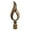 Polished Brass - Pack of 1, variant on Royal Designs, Inc. Modern Flame Design Lamp Finial, F-5073PB-1, Polished Brass, Single