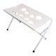 thumbnail image 2 of Mesa de peluquería para mascotas de interior con agujeros, cama de baño para lavar, tienda de recorte de uñas Gris, 2 of 9
