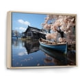thumbnail image 2 of Designart "Lakehouse Lakeside Calm" Lake House Cottage Floater Framed Canvas Wall Art, 2 of 7