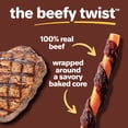 thumbnail image 3 of Hartz Oinkies Beefy Twists, Real Meaty Dog Chews with 100% Real Beef, 5.2 oz Bag, 14ct, 3 of 7