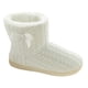 thumbnail image 1 of Durable White Knitted Winter Boots for Women's Comfortable Home Wearing Rubber Shoes Size 1Pair, 1 of 3