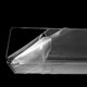 thumbnail image 5 of Estante flotante de acrílico transparente, soporte de pared para libros y fotos, organizador de baño, sin taladro, 5 of 7