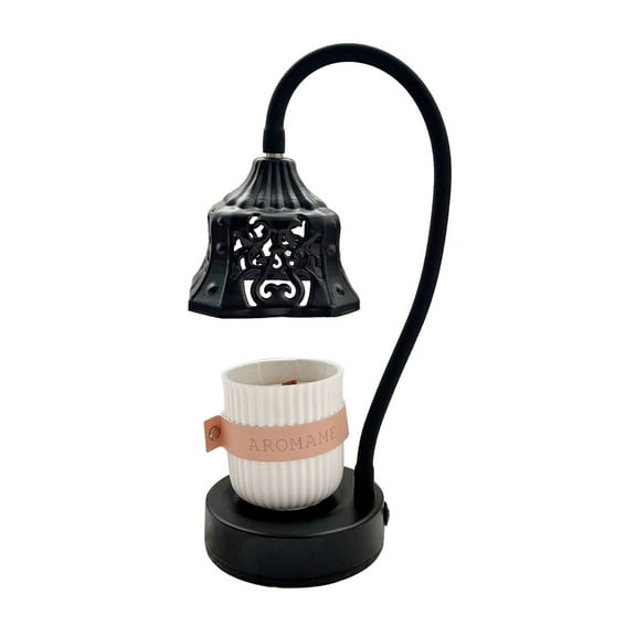 FNYOXU Decorative Lamp,Metal, Candle Lamps, Dimmable Melting Candles, Hot Melting Heat Lamps, Scented Melting Candles, Tabletop Vintage Table Lamps (candles Not Included)