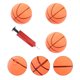 thumbnail image 2 of Juego de 4 artículos deportivos, 3 minipelotas inflables de baloncesto con un inflador para niños., 2 of 5