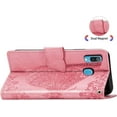 thumbnail image 4 of Compatible with Samsung Galaxy A20 Wallet Case for Women, Leather Flip Folio with Kickstand Magnetic and Card Holder Protective Case for Samsung Galaxy A20 / A30 Butterfly Pink SD, 4 of 14