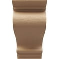 thumbnail image 2 of 4"W x 8"D x 8"H Classic Scroll Rough Cedar Woodgrain TimberThane Corbel, Primed Tan, 2 of 6