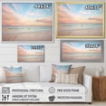 thumbnail image 4 of Designart "Peach Sky Photo Astral Euphony V" Nautical & Beach Floater Framed Wall Decor, 4 of 7